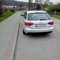 AUDI widok z tyłu